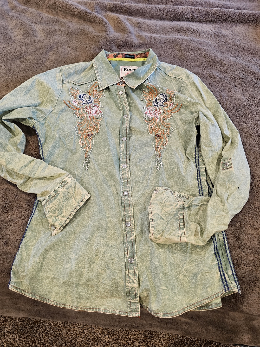 Womens 5 Ea Western Shirt Bundle XL Roar, Shyanne Etc